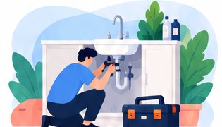 Home repair and maintenance illustration